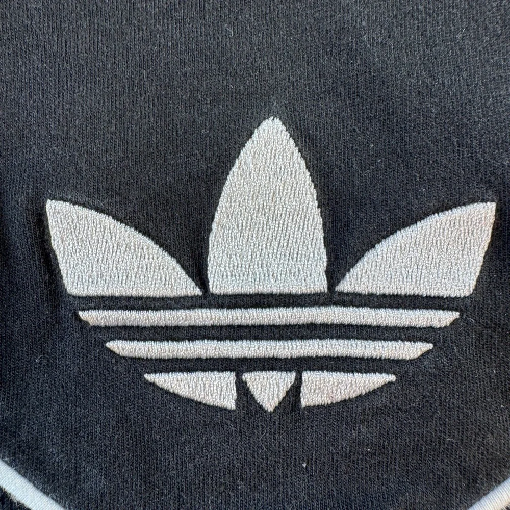 Adidas Originals Mens Black Chevron Piping Trefoil Logo T-Shirt‎ HR3319 Small